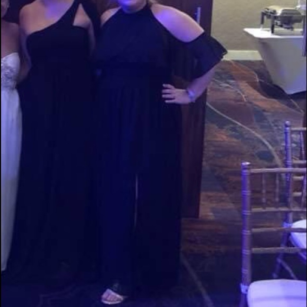 Black long maxi. Worn once. Double slit. Great condition.